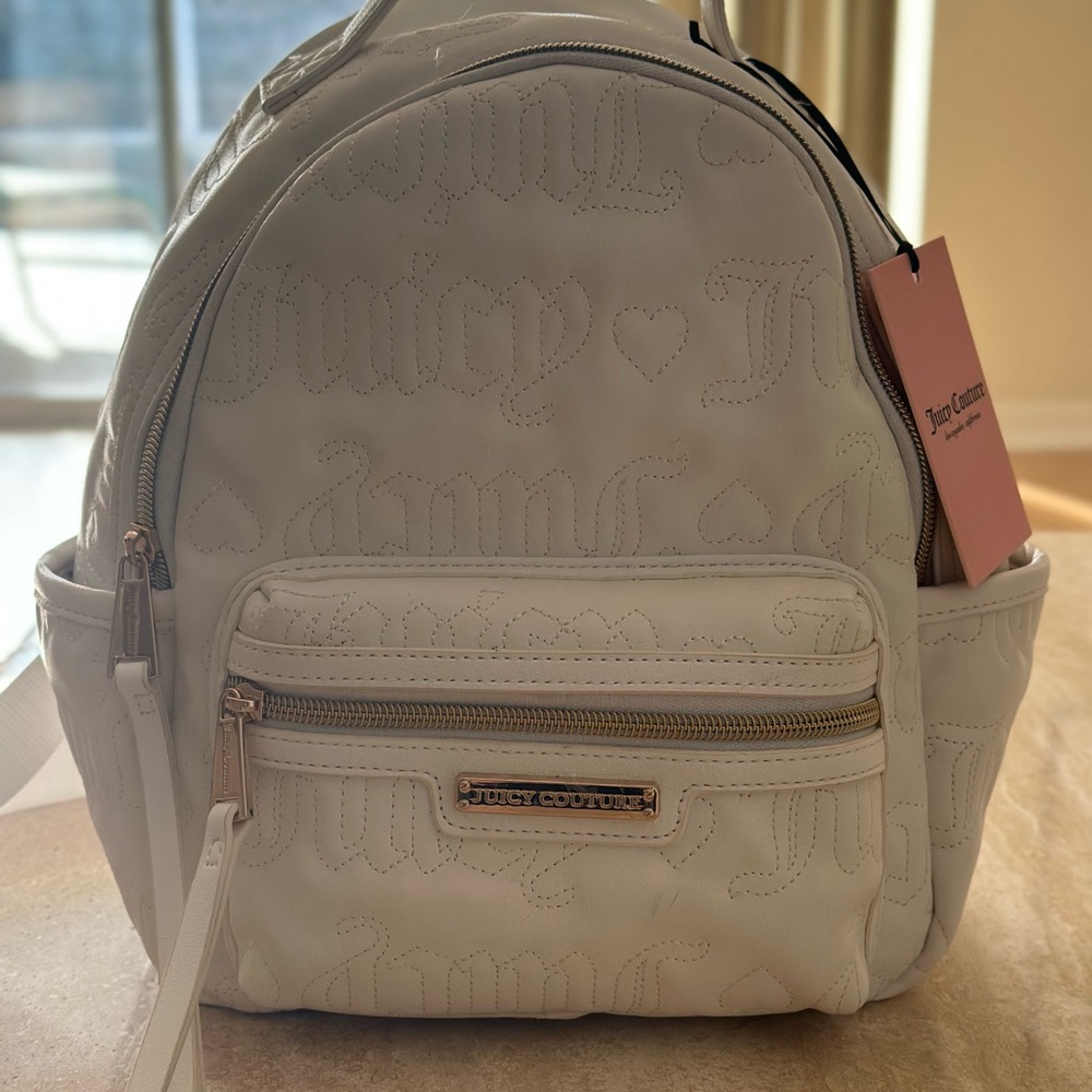 Juicy Couture Cream Backpack